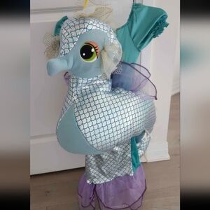 New Mermaid Seahorse Rider Halloween Costume 3-4T